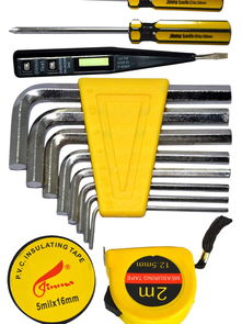 金马工具JM-8017A 家用五金工具17件套，便捷实用的礼品型组合