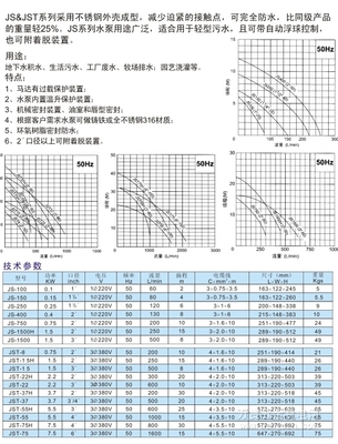 JS系列潜水泵优质商家推荐 成都金牛区洪晟机电产品经营部